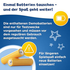 VTech Bluey Learning Mobile Phone packaging shows included content and setup tips.