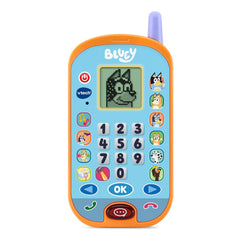 VTech Bluey Learning Mobile Phone side view supports portable, on-the-go learning moments.