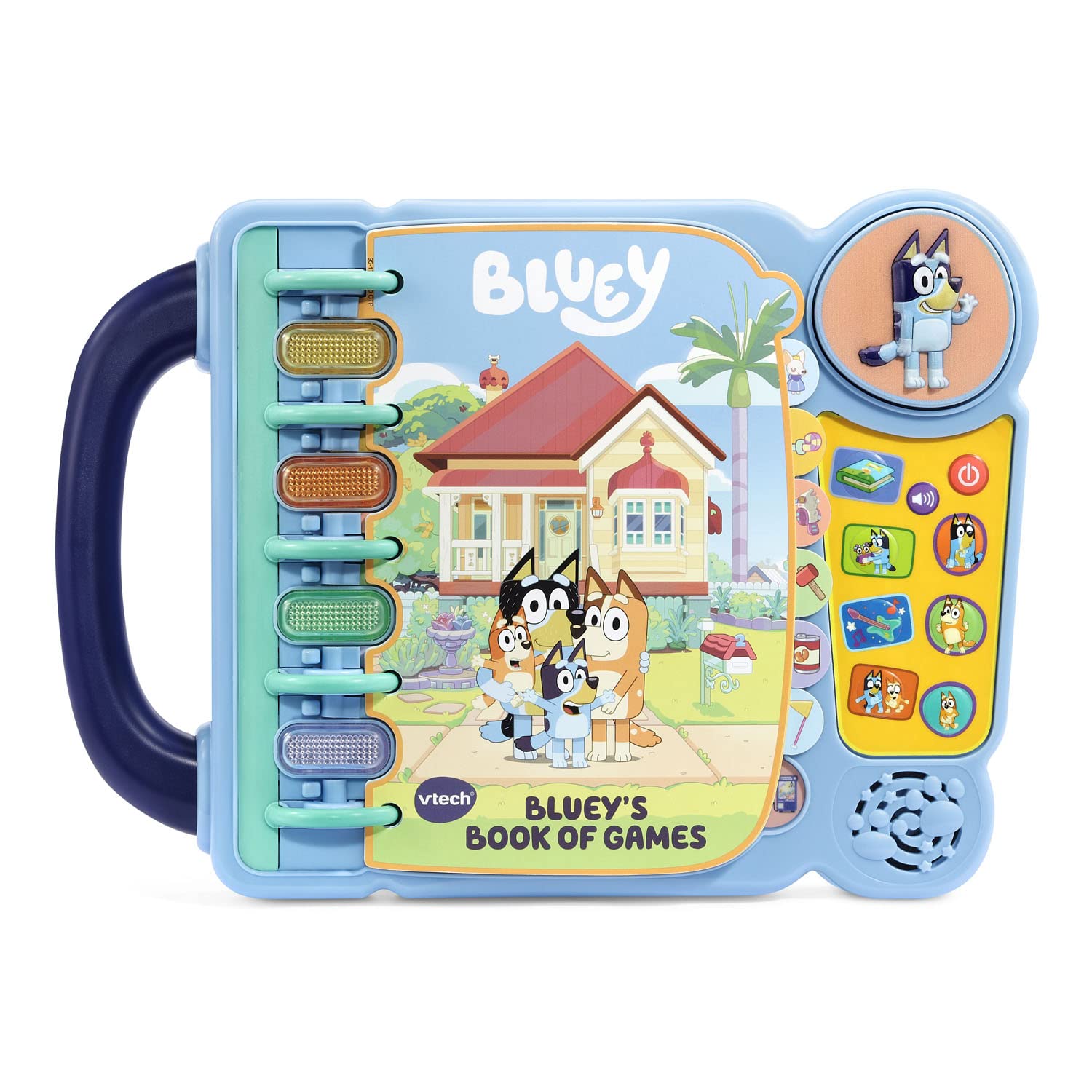 VTech Bluey Music mode buttons add fun sound effects during playtime.