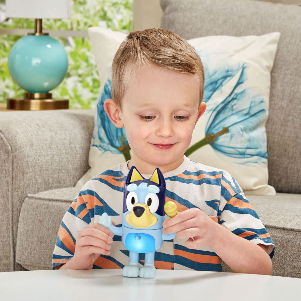 VTech Bluey Shake It Bluey shaker sounds boost excitement during play