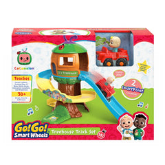 VTech CoComelon Go! Go! Smart Wheels Treehouse Track Set compatibility with JJ’s House Track Set.