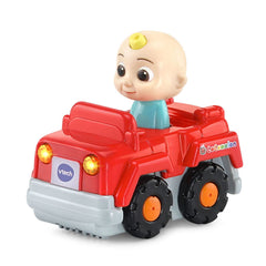 VTech CoComelon Go! Go! Smart Wheels Treehouse Track Set JJ voice promotes learning directions.