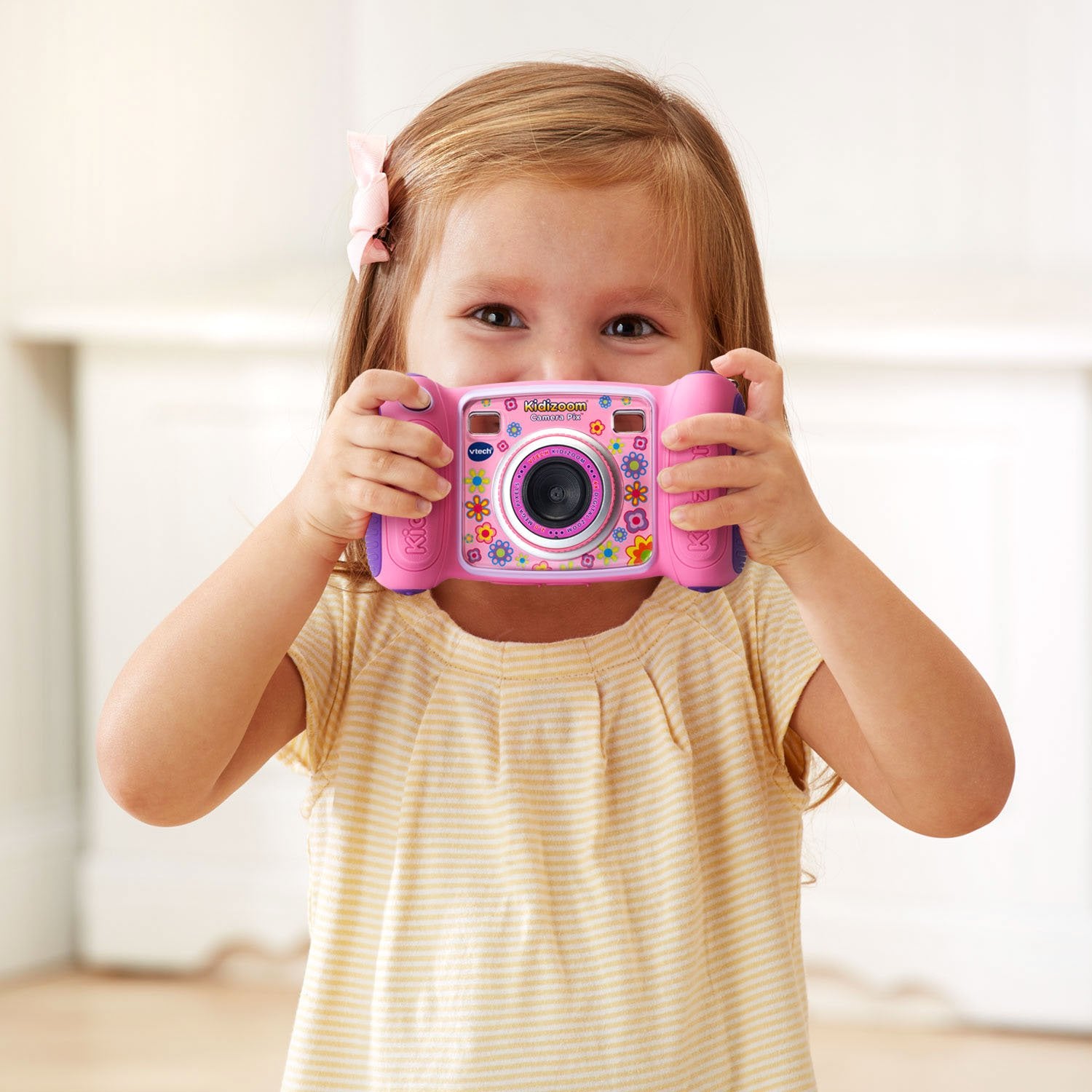 VTech Kidizoom Camera Pix Pink durable design for drops and tumbles