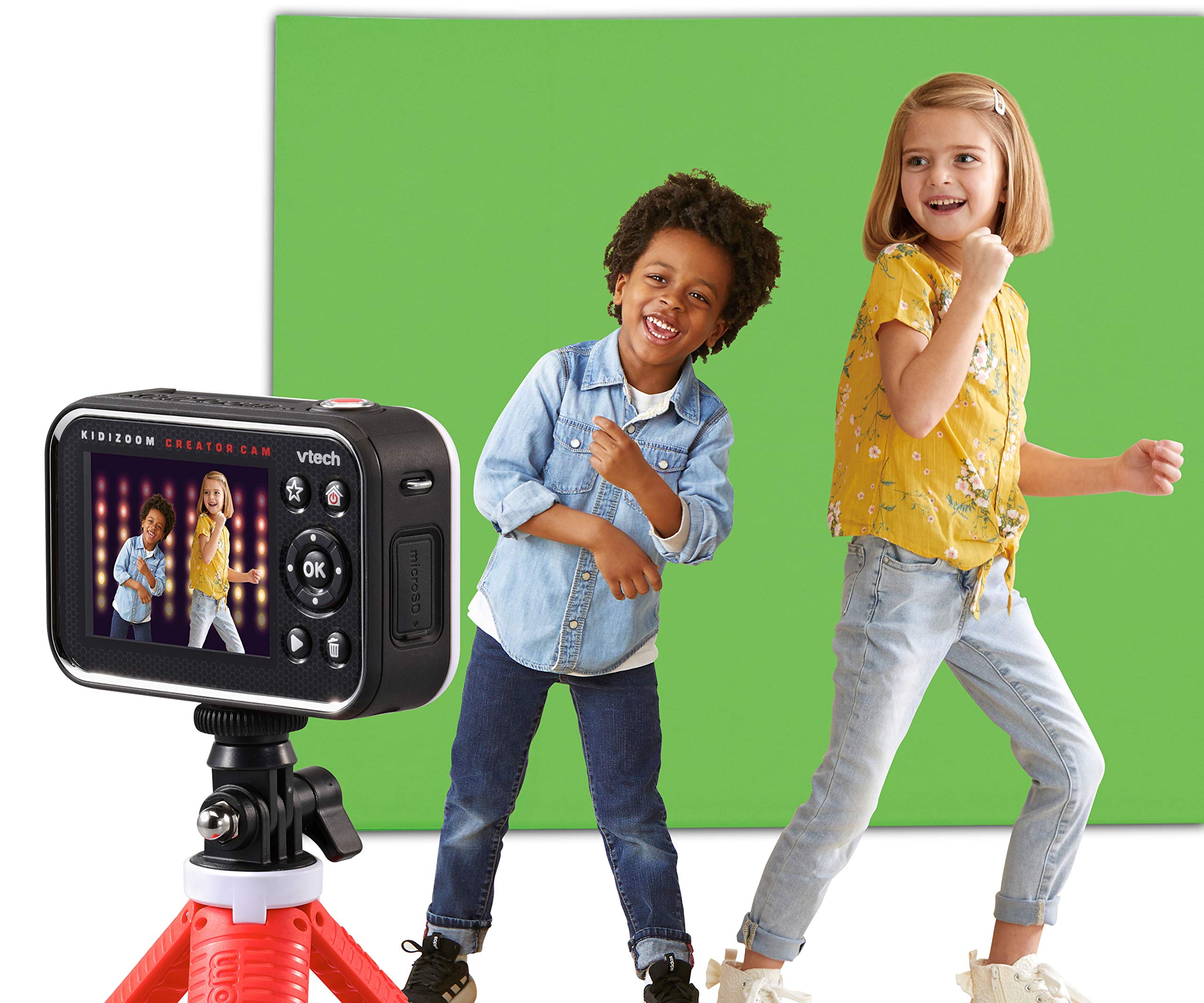 VTech KidiZoom Creator Cam 20+ animated backgrounds boost storytelling