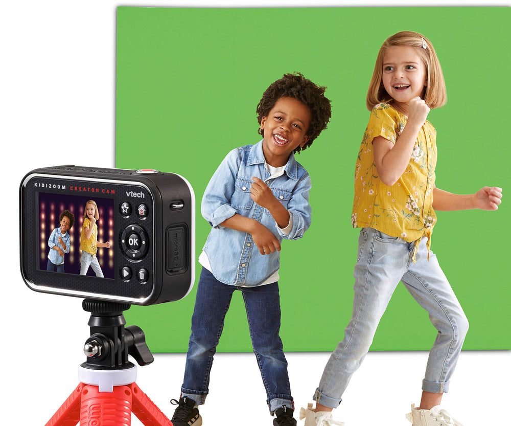 VTech KidiZoom Creator Cam 20+ animated backgrounds boost storytelling