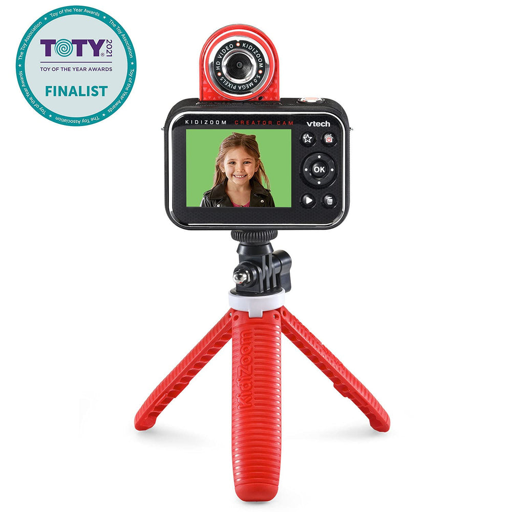 VTech KidiZoom Creator Cam red back view, compact design