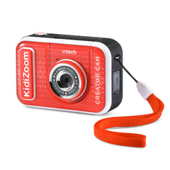 VTech KidiZoom Creator Cam red with green screen for magic effects