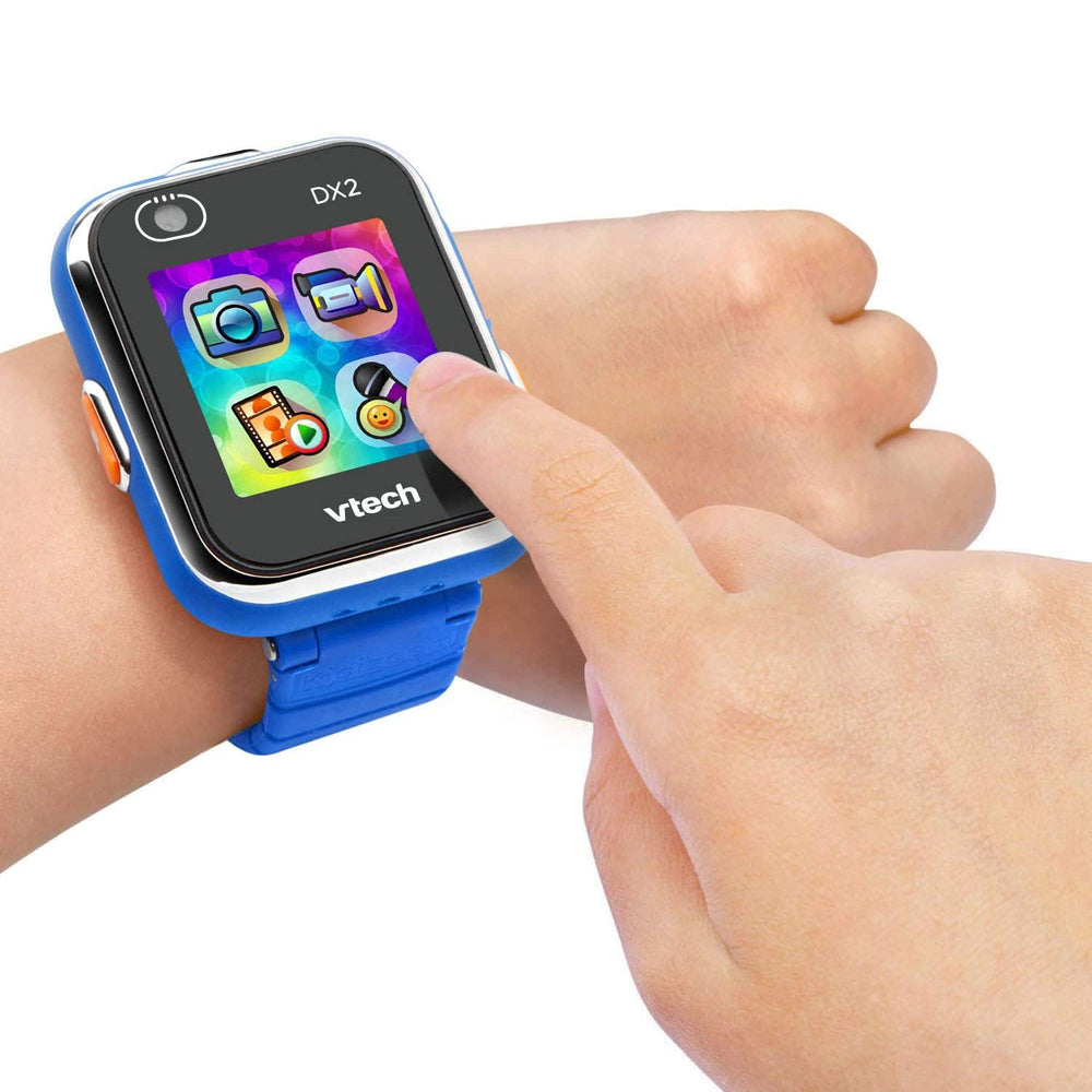 VTech KidiZoom DX2 blue splash-proof band fits growing wrists