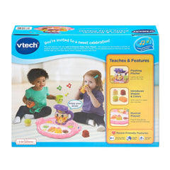 VTech Pretty Party tea set accessories for imaginative early learning play.