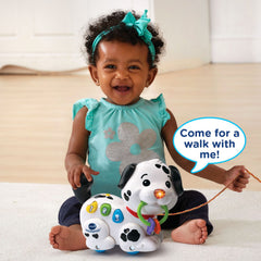 VTech Pull and Sing Puppy colorful buttons teach colors and numbers