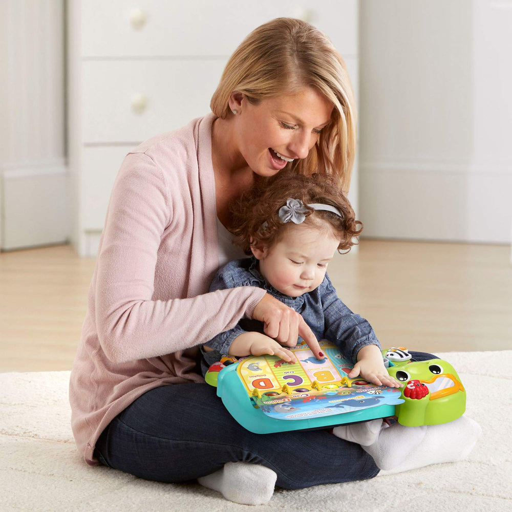 VTech Sea Turtle piano keys in Music Mode introduce notes and simple melodies