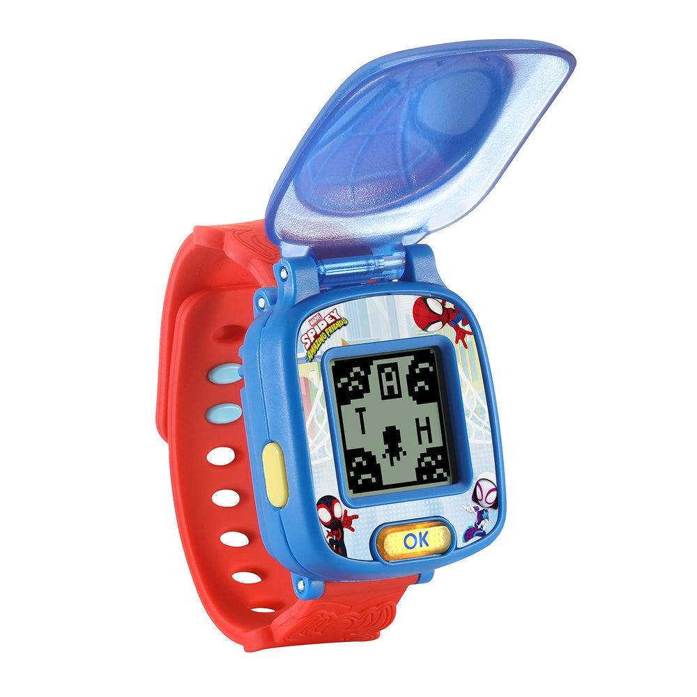 Four learning games on the Spidey watch boost counting and pattern matching