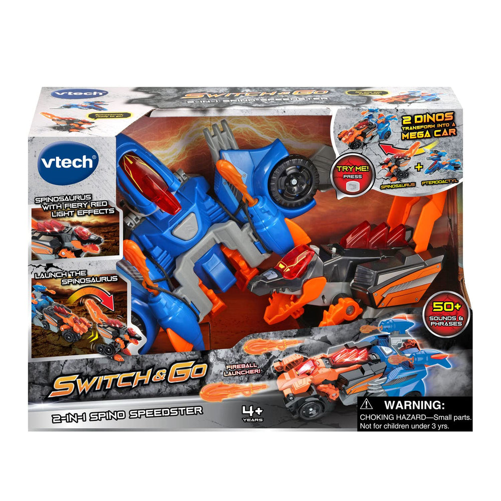 VTech Switch and Go Spinosaurus sounds enhance playtime immersion