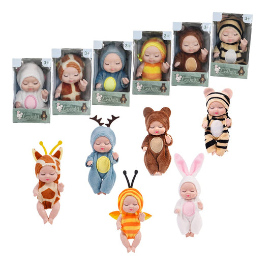 Vueos mini reborn doll with bee outfit for imaginative play.