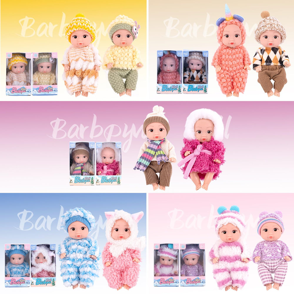 Vueos four-inch dolls easily fit in tiny hands for on-the-go fun