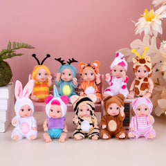 Vueos easy-clean dolls with mild soap simplify cleanup after play.