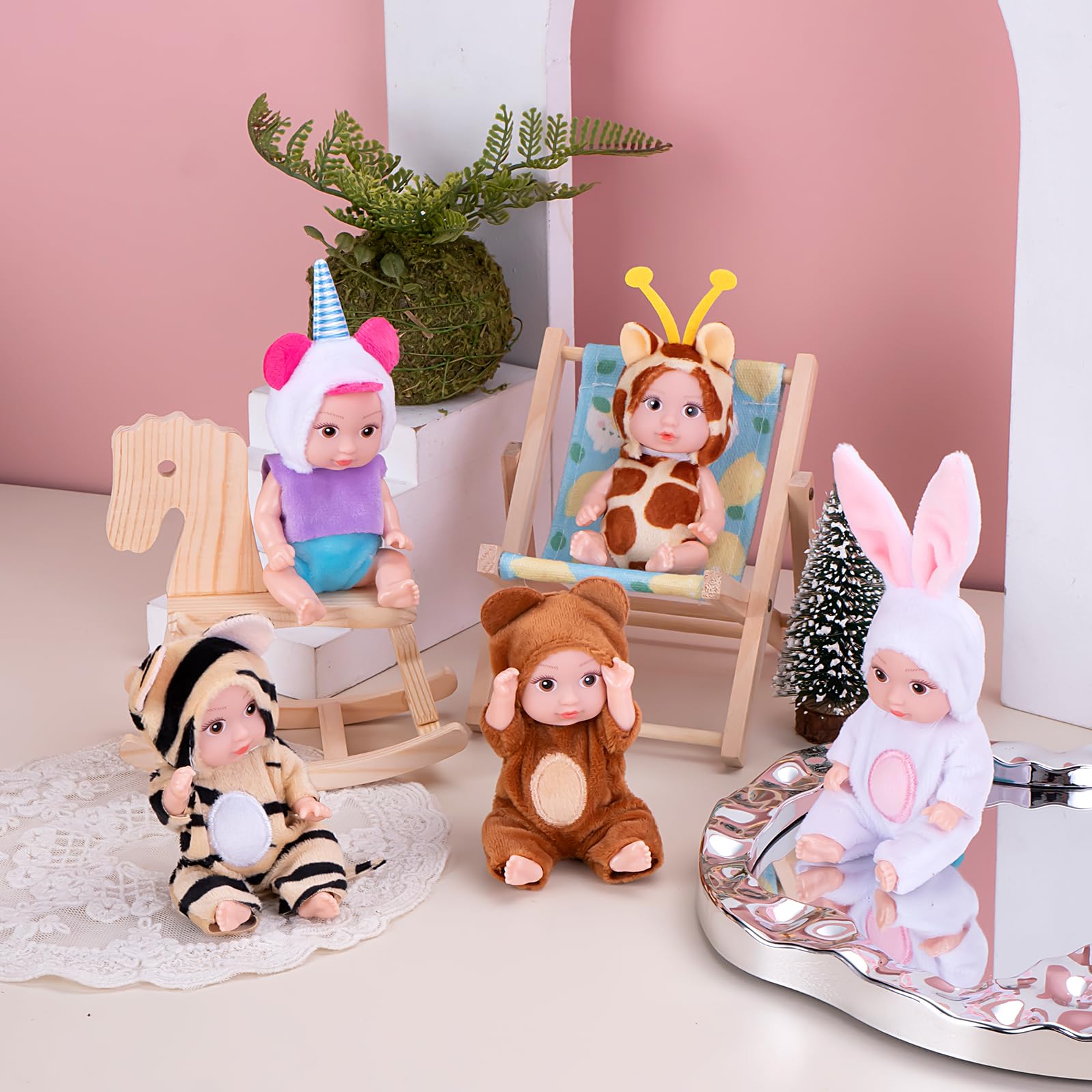 Vueos realistic acrylic eyes invite expressive interaction during pretend care.