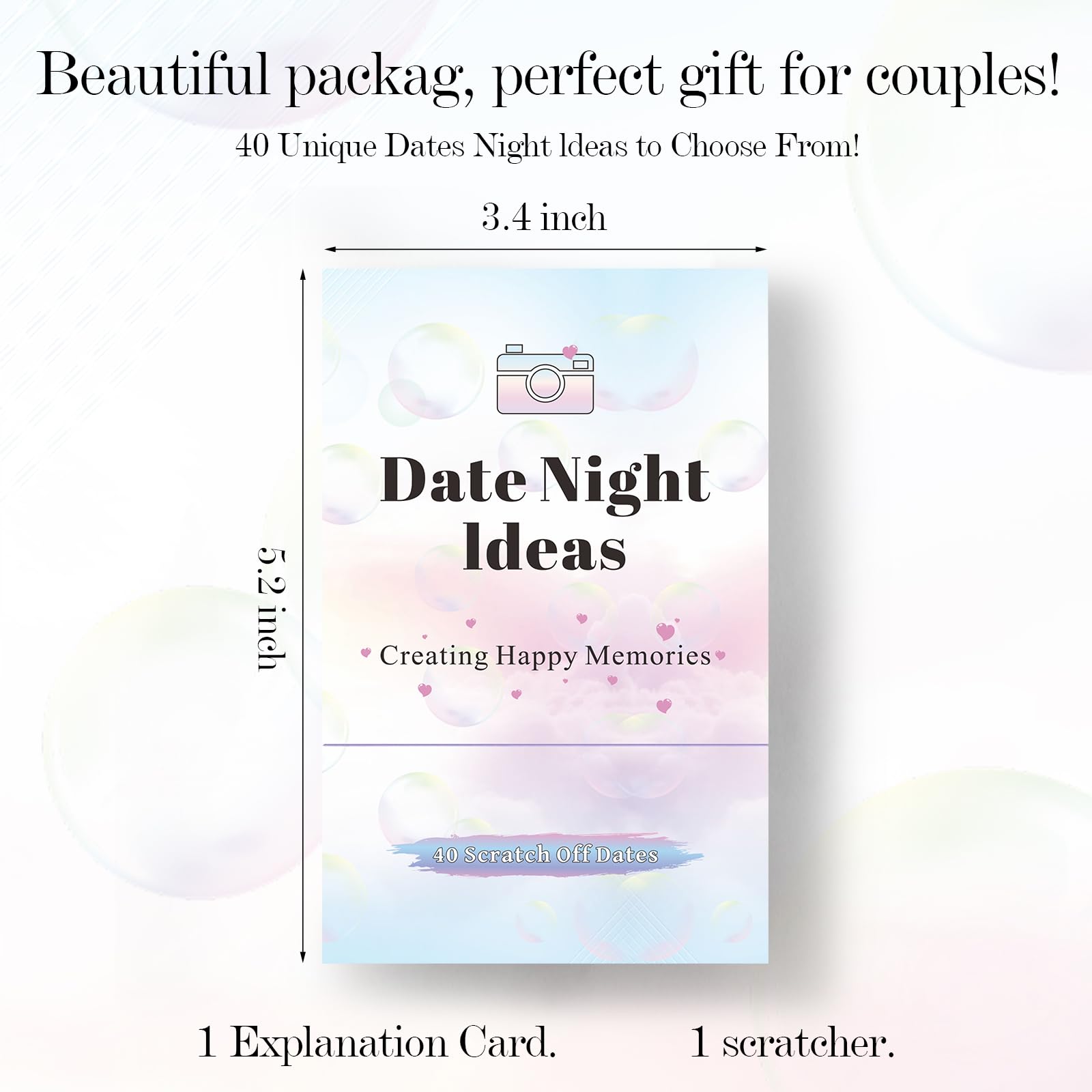 VUNCESSIN couple enjoying date night with cards in hand for planning spontaneous evenings