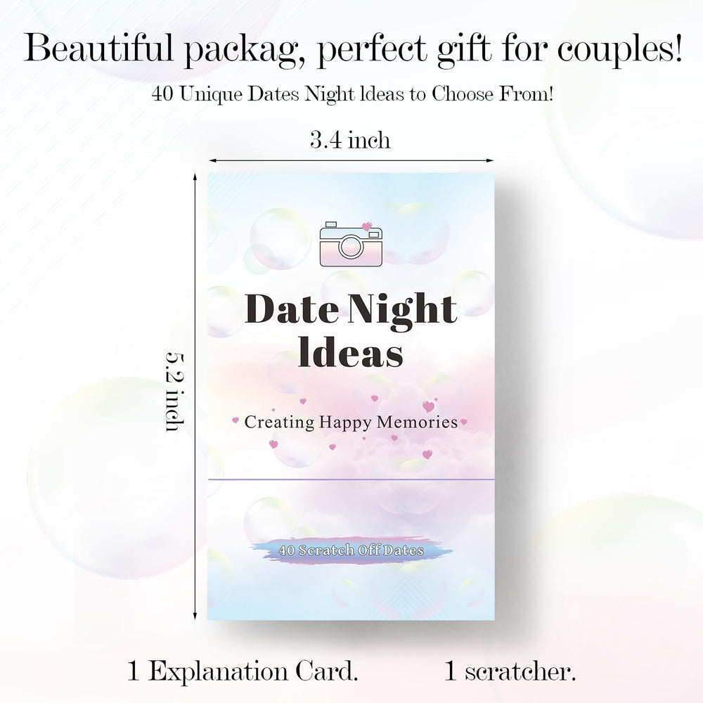 VUNCESSIN couple enjoying date night with cards in hand for planning spontaneous evenings