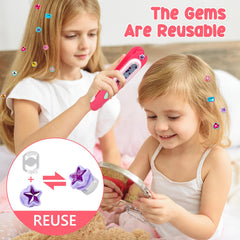 Vunrahsg Hair Gem Stamper Kit is lightweight and ideal for playdates