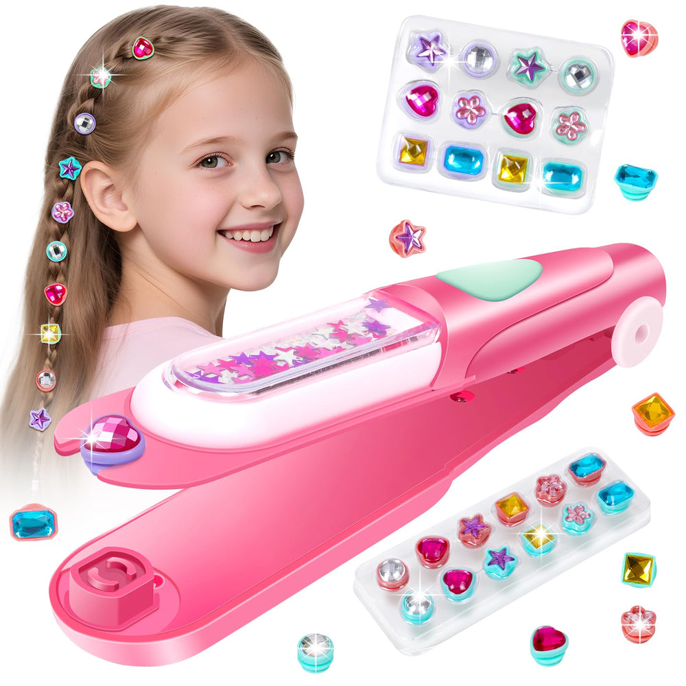 Vunrahsg Hair Gem Stamper Kit with shimmering gems for party-ready styles