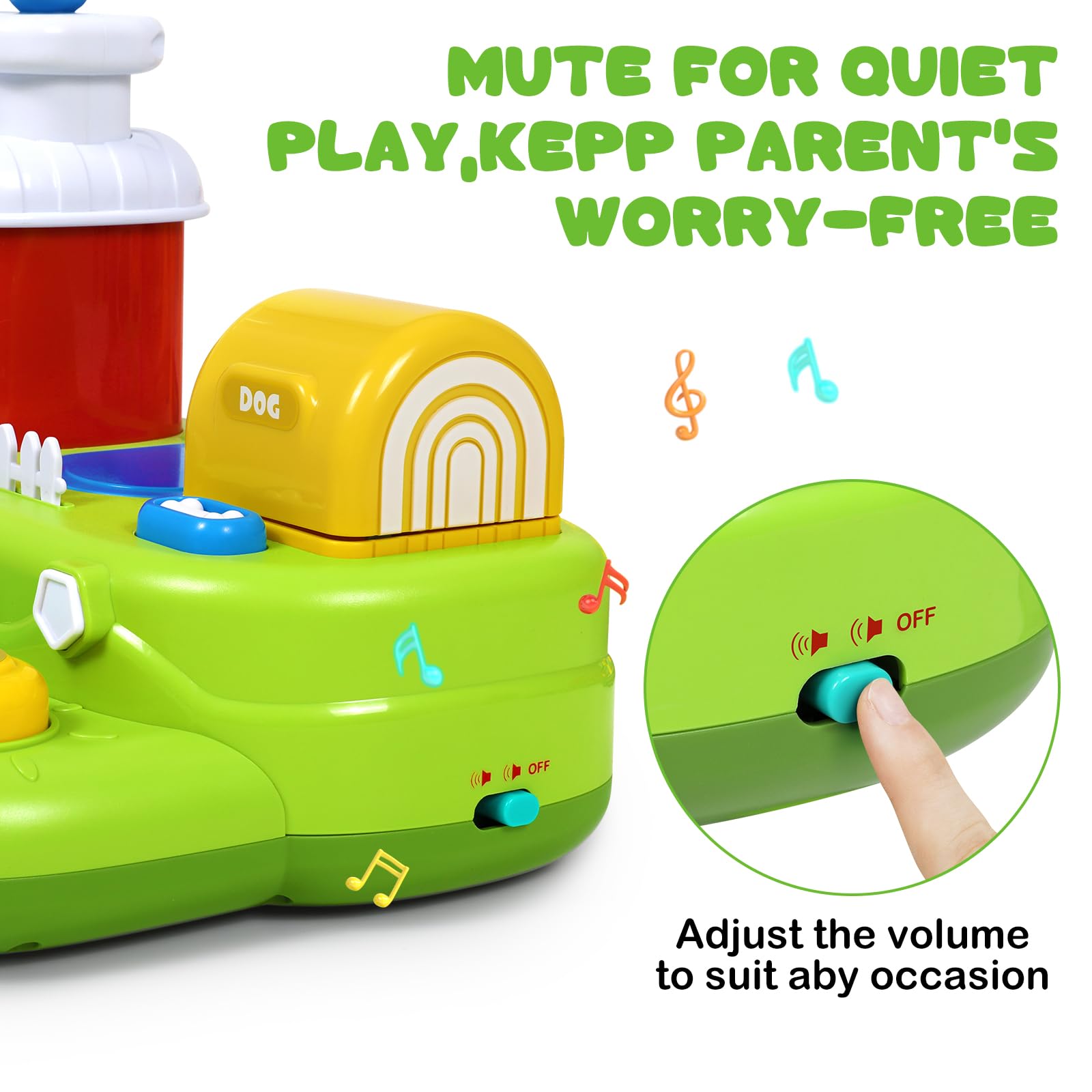 Vunrahsg sheep pop-up animal teaches animal recognition