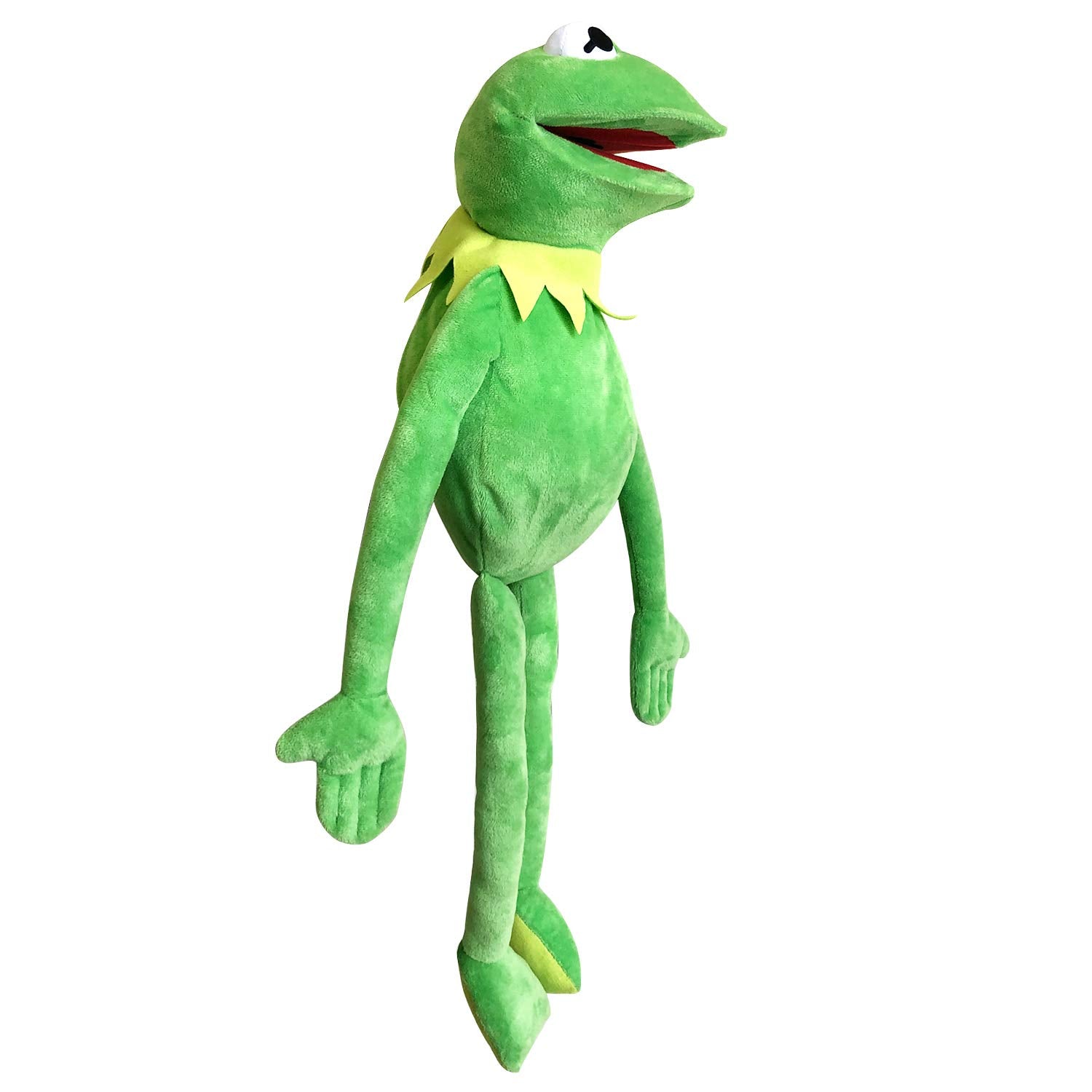 Vurezza Kermit Frog hand puppet stands at 24 inches for dynamic stage and home use.