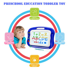 vusum Magnetic stylus and four stamps ready for shape exploration and color play