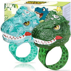 Vvinca dinosaur walkie talkie green and blue two-pack for playful adventures