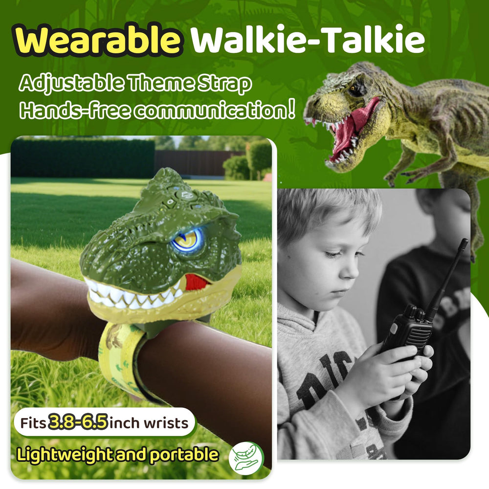 Vvinca dinosaur walkie talkie outdoor use ideal for camping and hikes