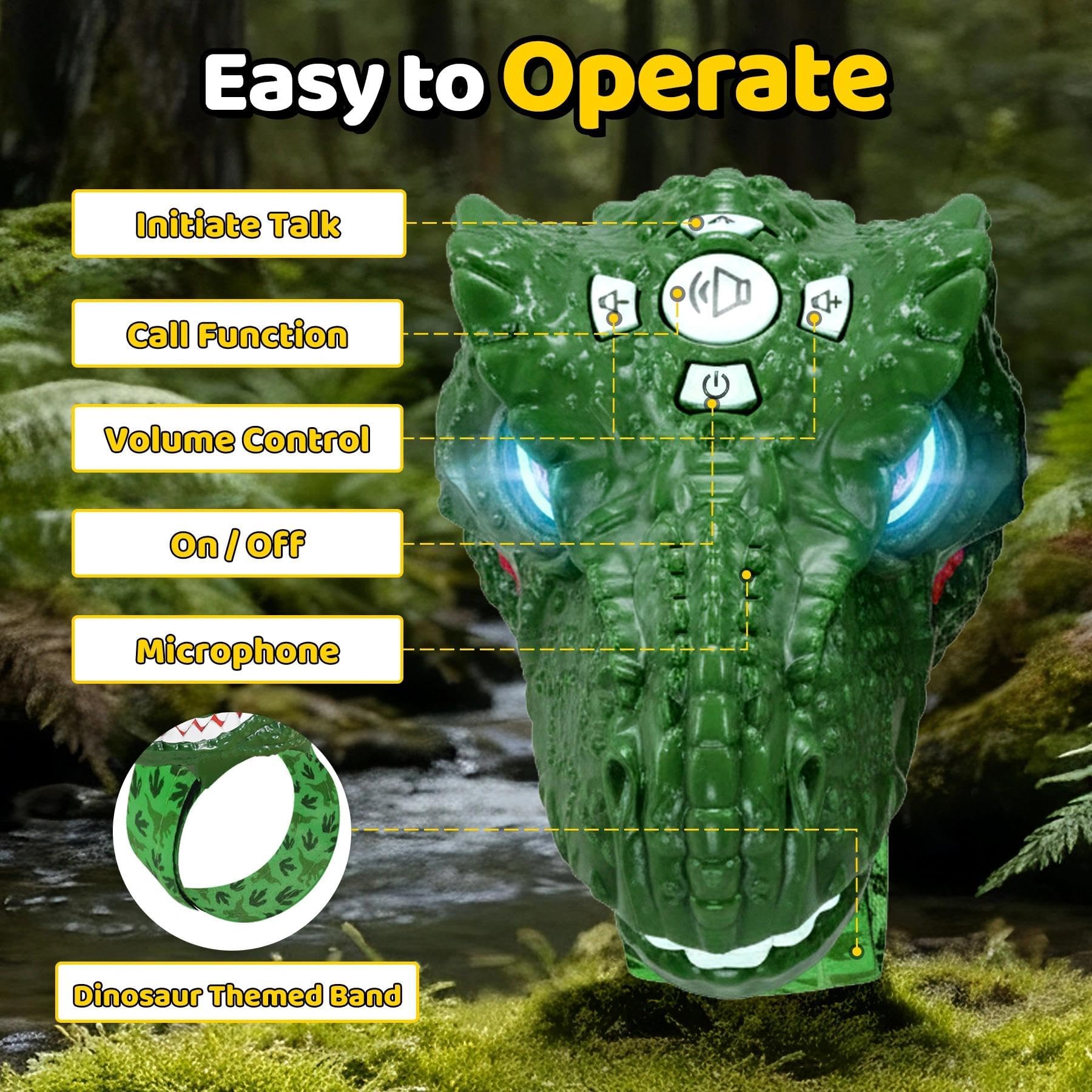 Vvinca lightweight 100g walkie talkie for all-day play.