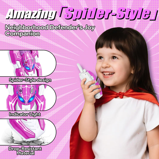 Vvinca Spider Walkie Talkie button detail emphasizing oversized controls for little fingers