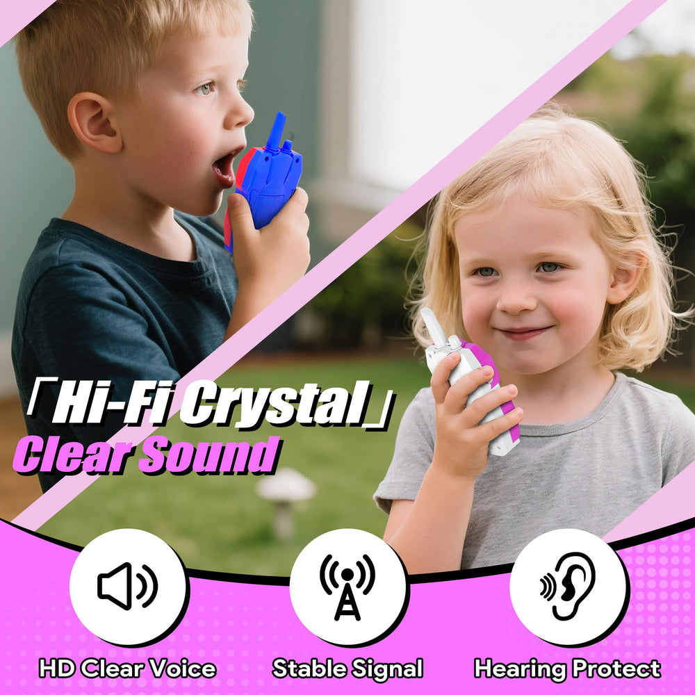 Vvinca Spider Walkie Talkie durable shell withstands outdoor kid adventures
