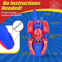 Vvinca Spider Walkie Talkie glowing eyes add playful nighttime visibility