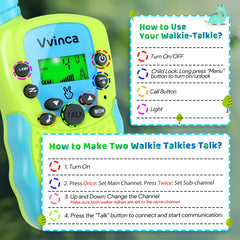 Vvinca walkie talkie clear sound up to 3000m range