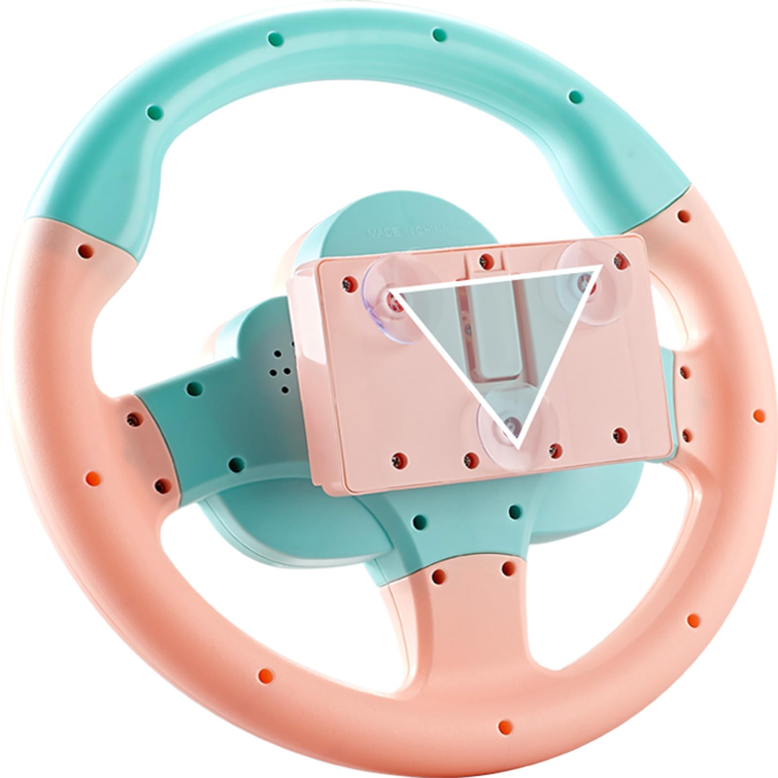 VVistch steering wheel with 360-degree rotation and voice announcements for realistic play