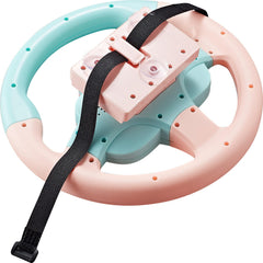 VVistch steering wheel with buttons and voices offering varied driving scenarios