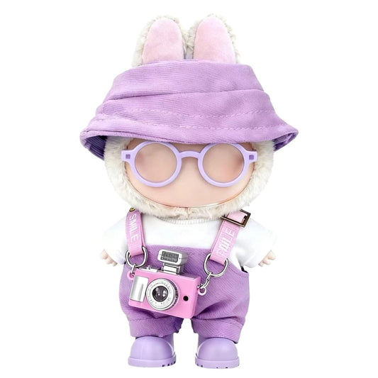 VVQUI 17cm clothes set hat highlights versatile dress-up for daily play