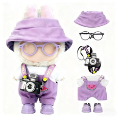 VVQUI 17cm clothes set overalls add playful charm to playtime wardrobes