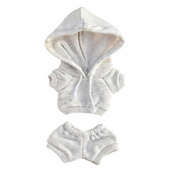 VVQUI 17cm doll clothing flat lay showcasing versatile casual styles