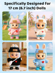 VVQUI 17cm doll hat accessory adds cute finishing touch and easy dressing options.