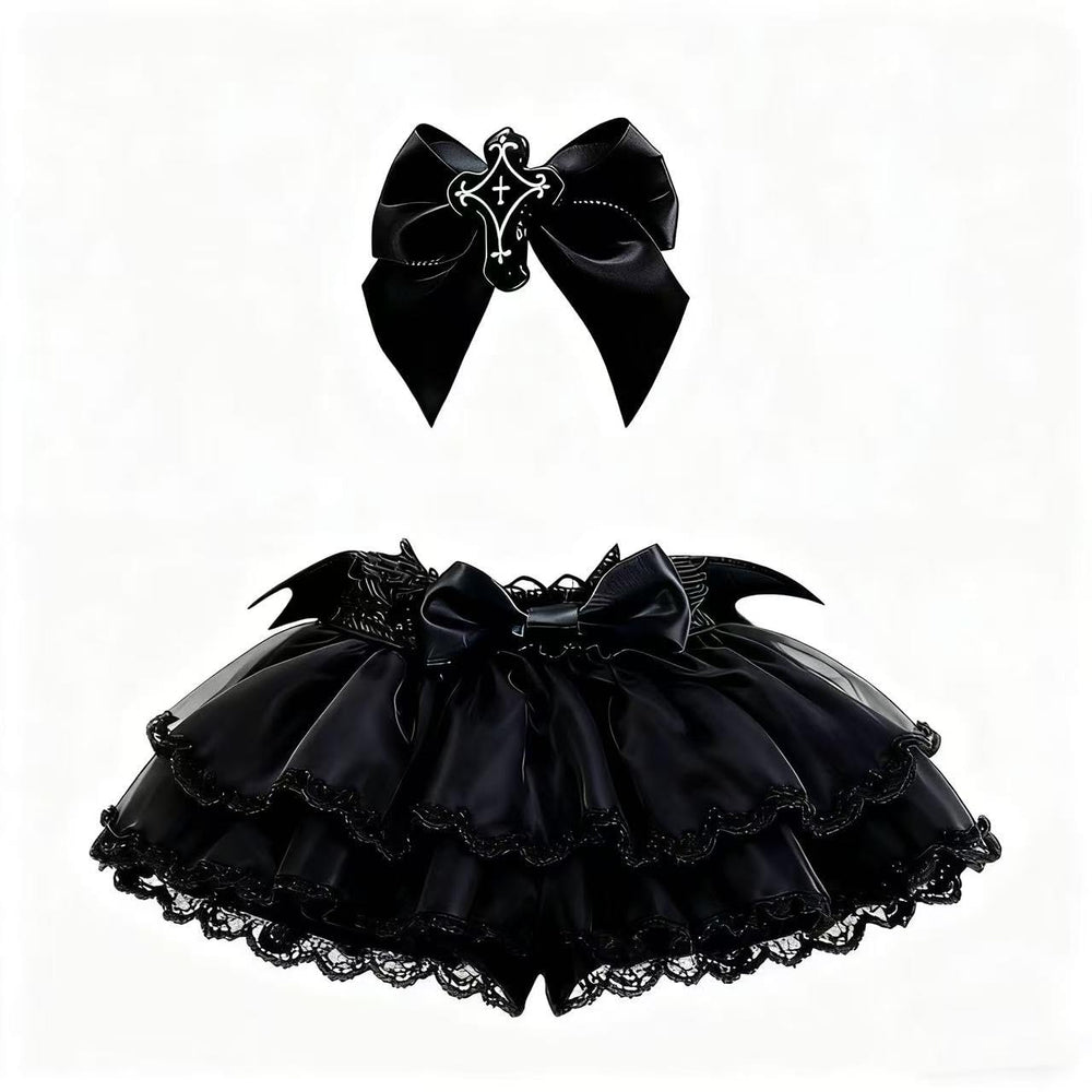 VVQUI 17cm doll outfit closeup lace detailing enhances premium styling.
