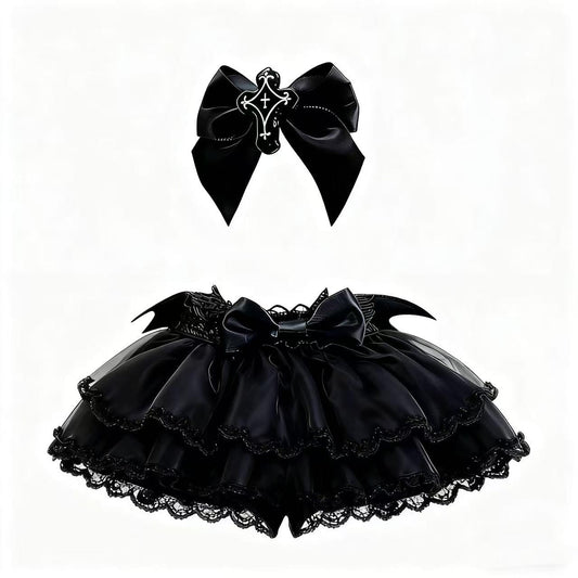 VVQUI 17cm doll outfit closeup lace detailing enhances premium styling.