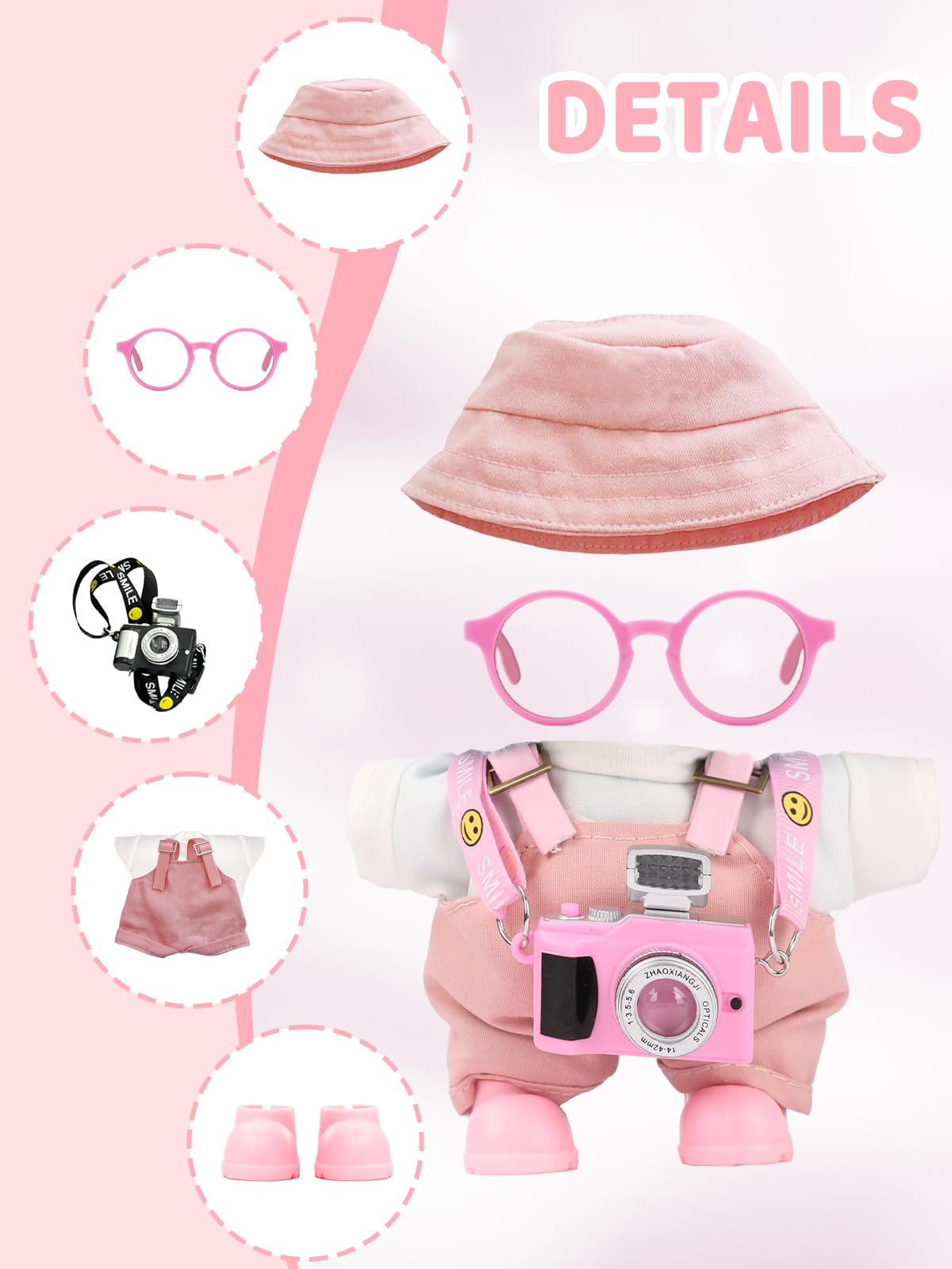 VVQUI 17cm doll shirt enhances mix and match looks.