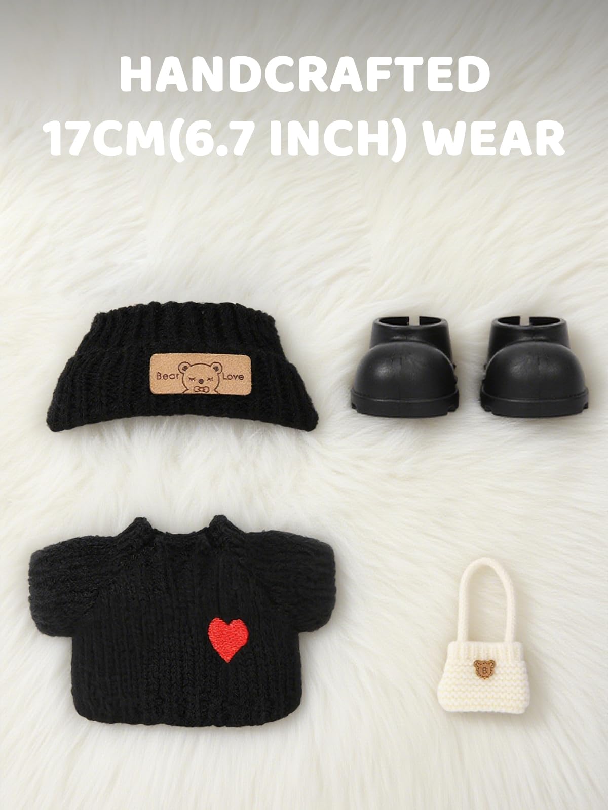 VVQUI 17cm doll shoes accessory completes the set for coordinated looks.