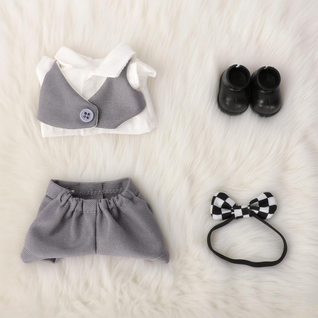 VVQUI bride vest and suit for 17cm dolls offering a refined look for special occasions.