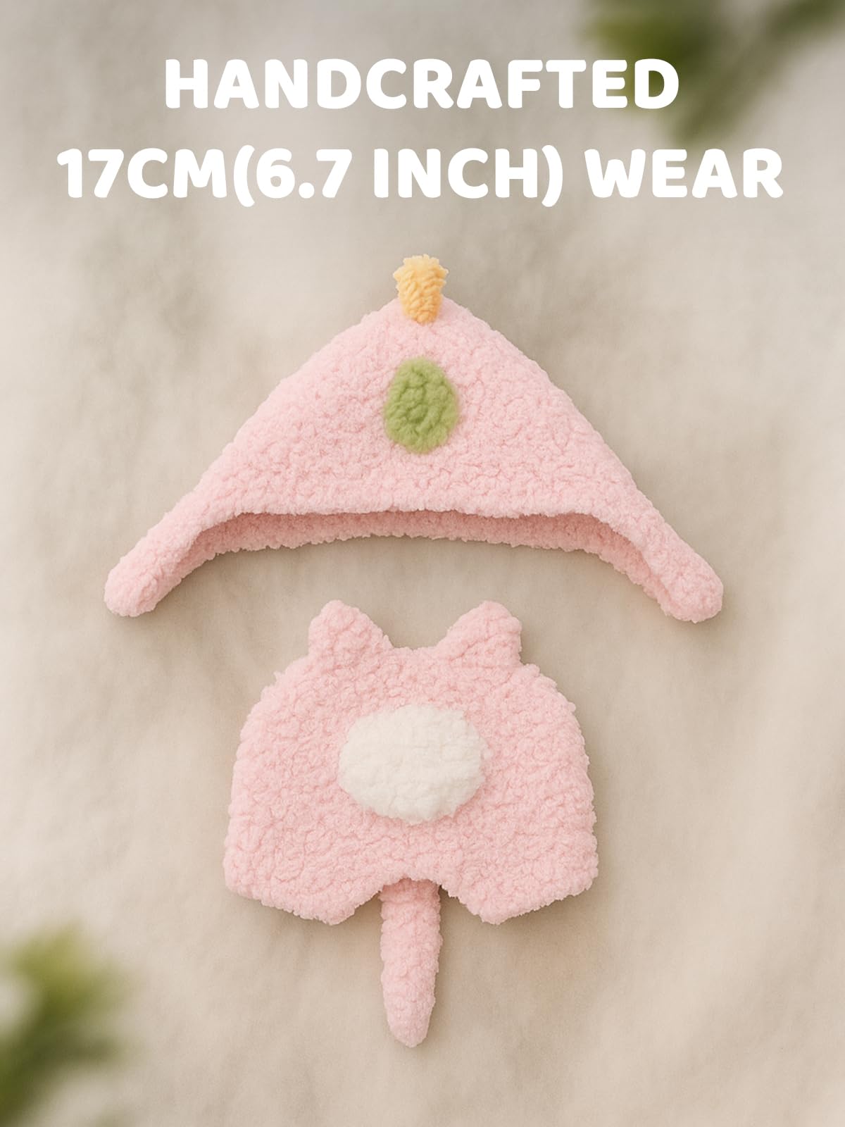 Soft bright materials keep the doll comfortable during play.