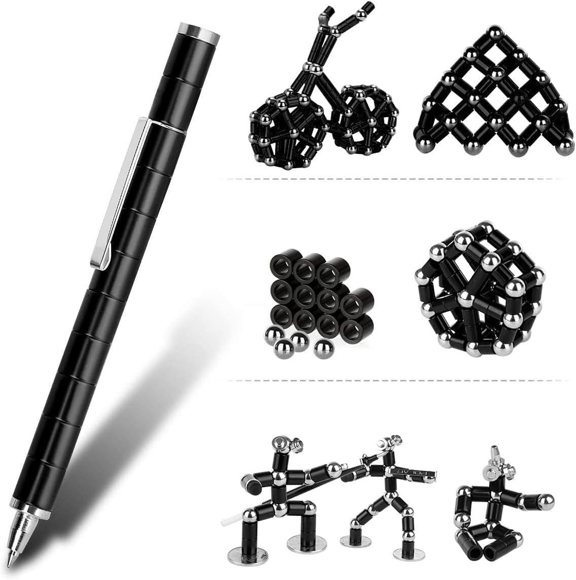 VYWmna fidget pen shown as a desktop toy for creative breaks.