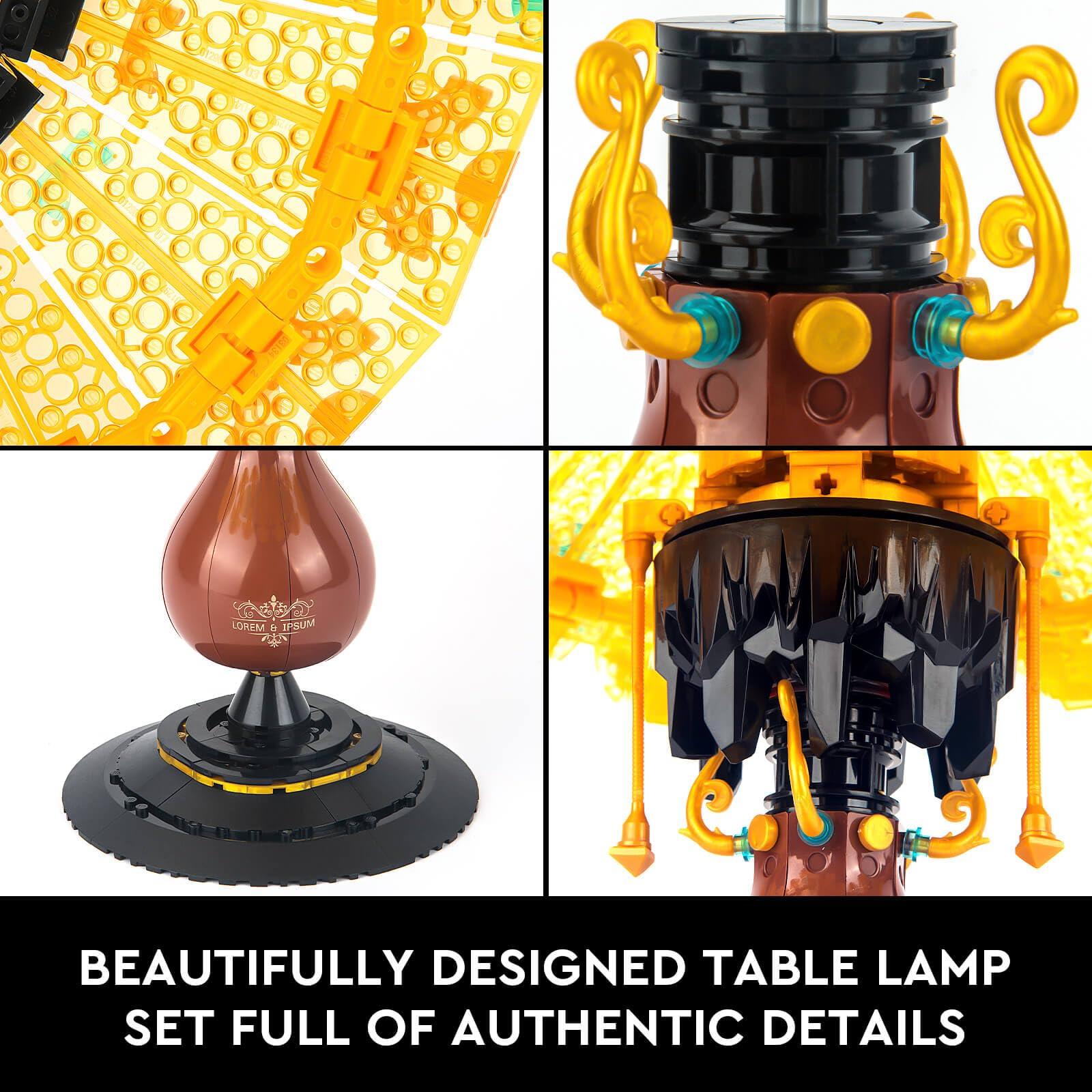 Vziimo building-block lamp assembly guides creative expression.