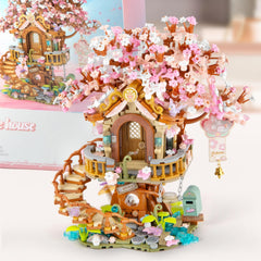Vziimo Cherry Blossom Treehouse packaging and instructions support a smooth building experience.